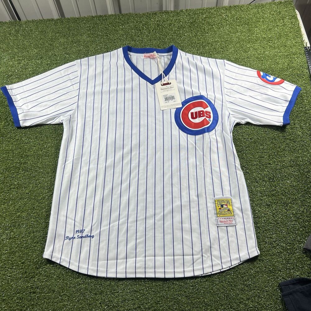 Mitchell & Ness Cubs Ryne Sandberg Baseball Jersey Size XL NWT